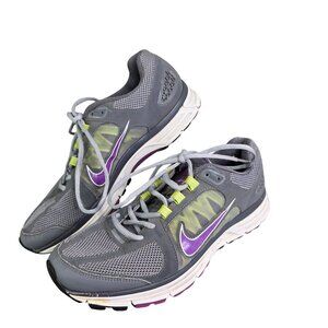 Womens Nike Zoom Vomero 7 Running Shoes Gray Purple Green Mesh Size 10